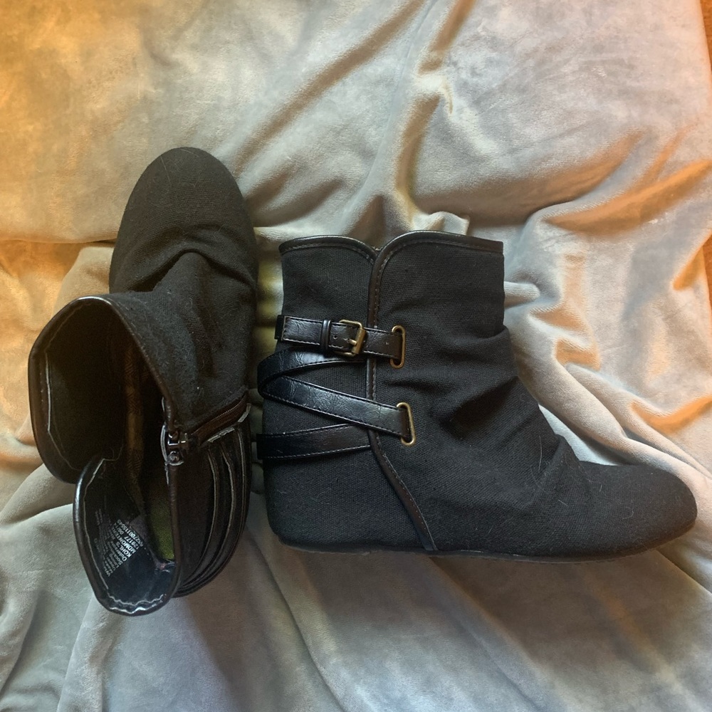 Black booties